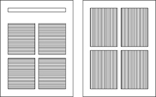 Page Improver deskew can  recognize tables in portrait or landscape - before